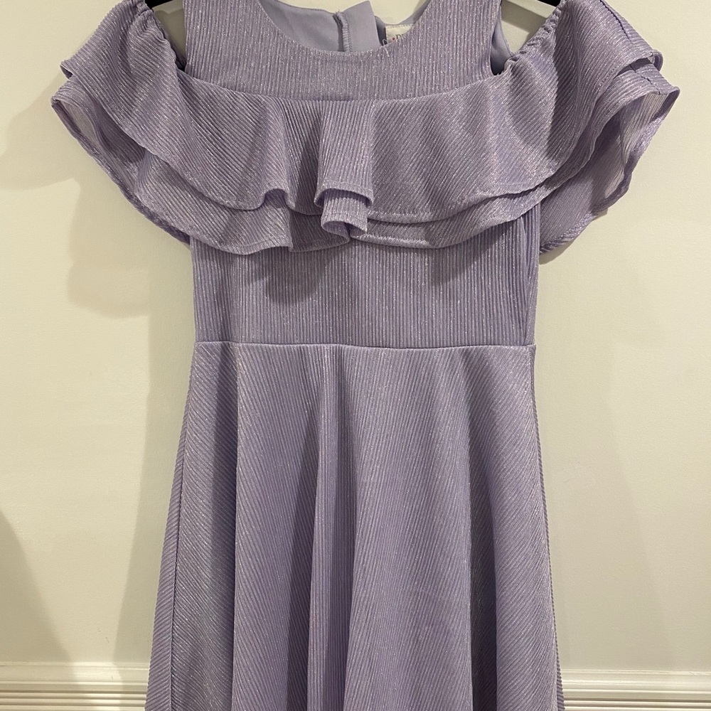 A purple dress